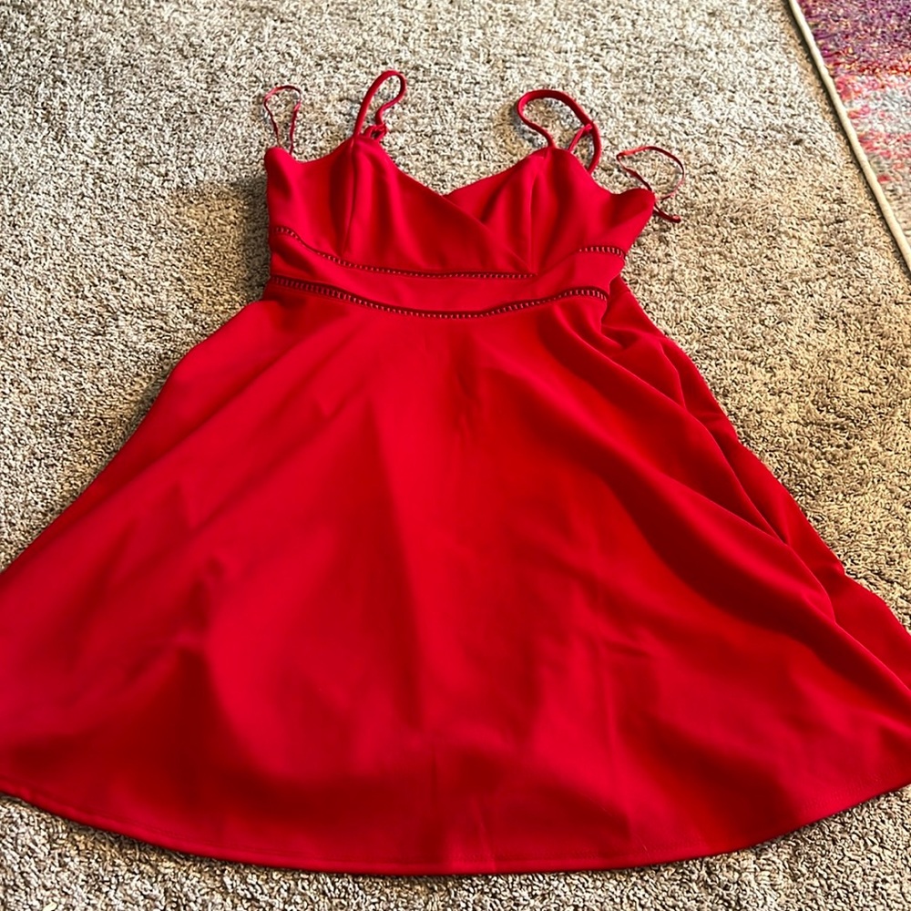 Red dress